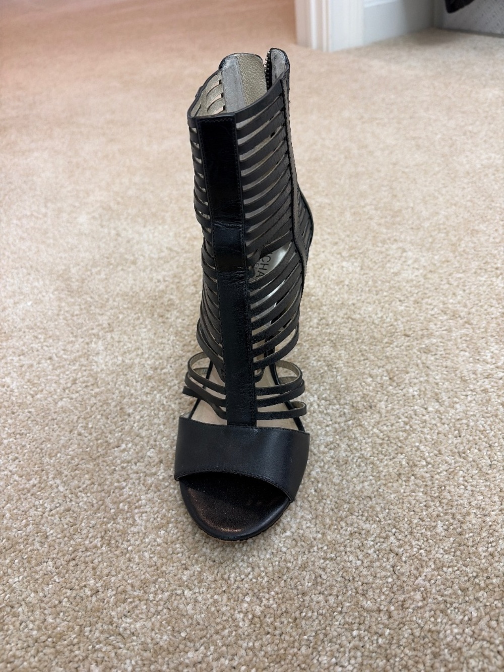 Black michael kors heels